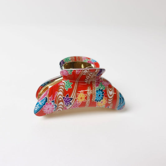 紅型柄 バンス ヘアクリップ(L)