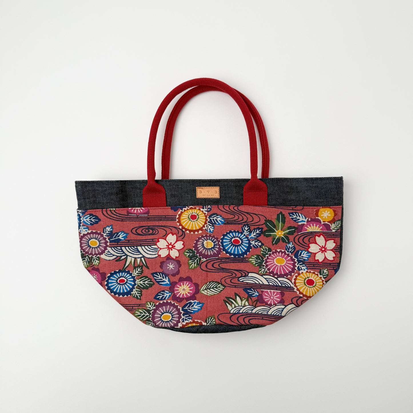 3・7・3デニムマルシェバッグ(小)