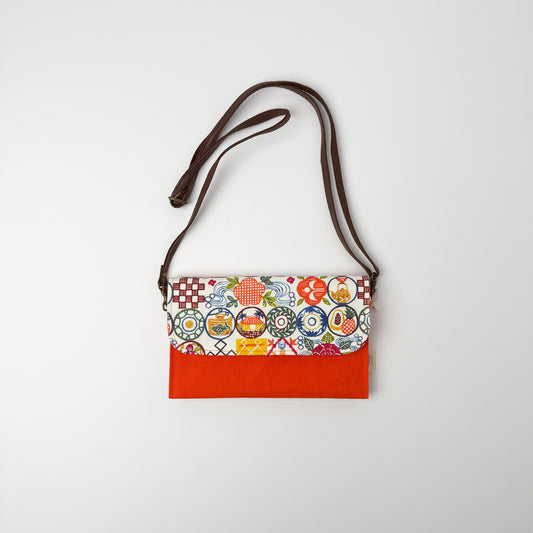 RYUKYU COLLAGE 2way ポーチ(ちゃんぷるー柄)