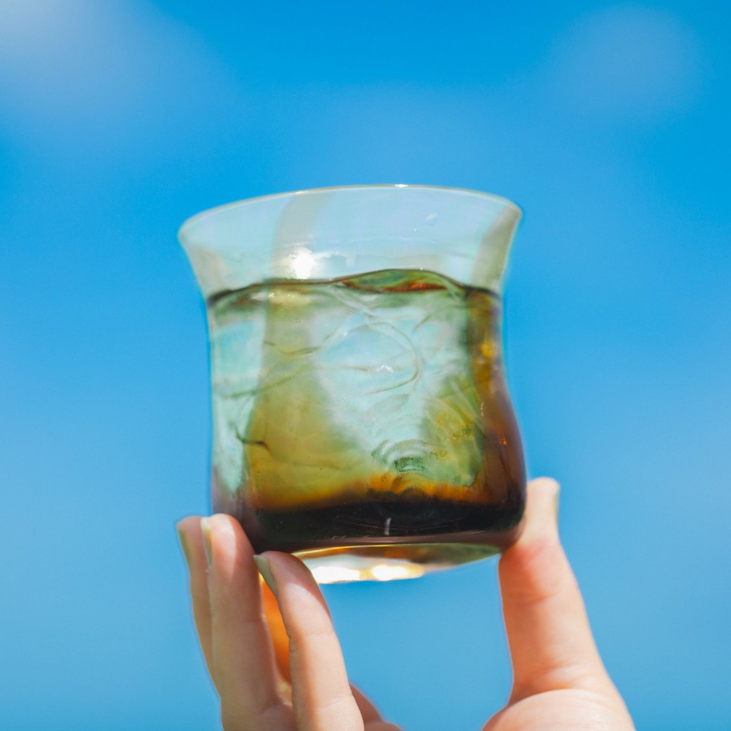 RYUKYU GLASS WORKS 海風 ガジュマル ロックグラス