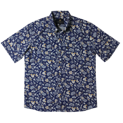 Men’s かりゆしウェア UCHINA-(ボタンダウン)