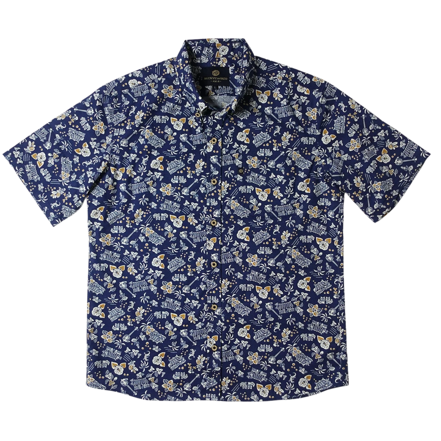 Men’s かりゆしウェア UCHINA-(ボタンダウン)