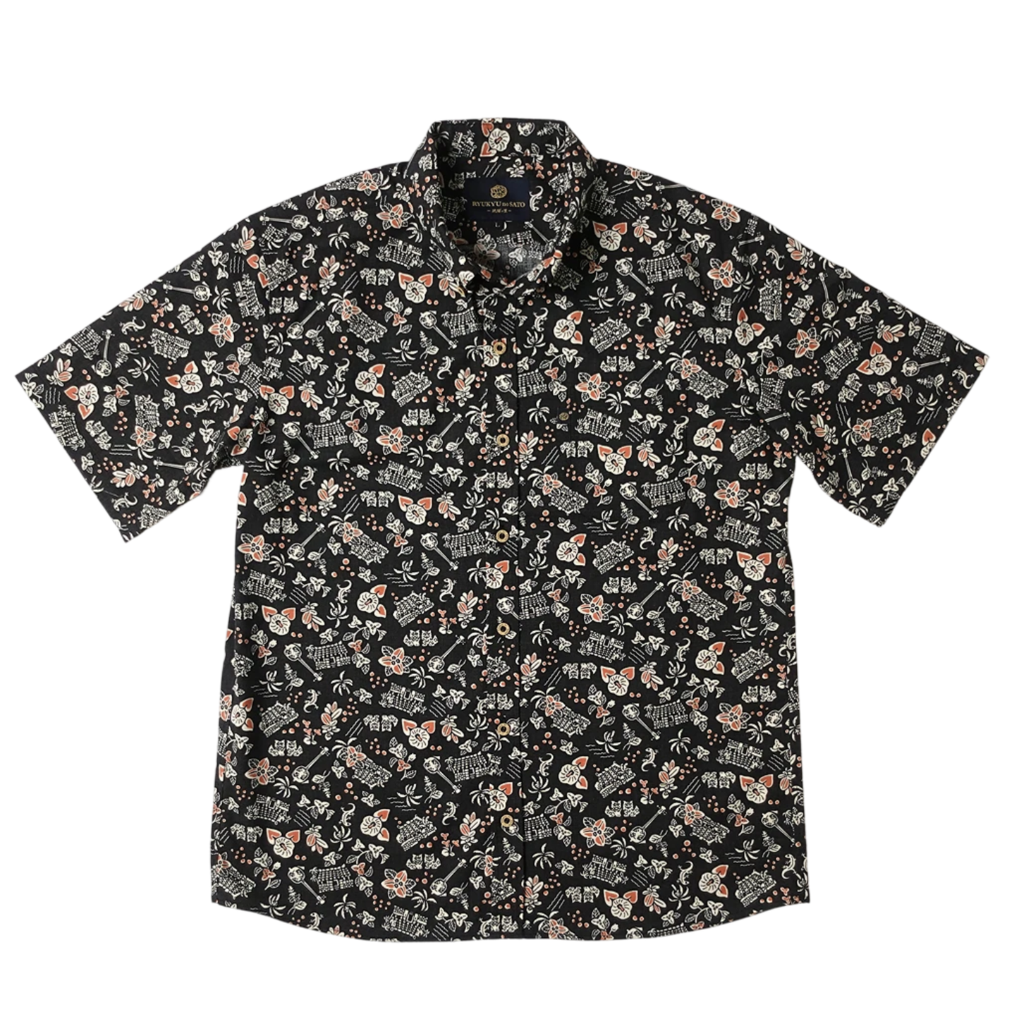Men’s かりゆしウェア UCHINA-(ボタンダウン)