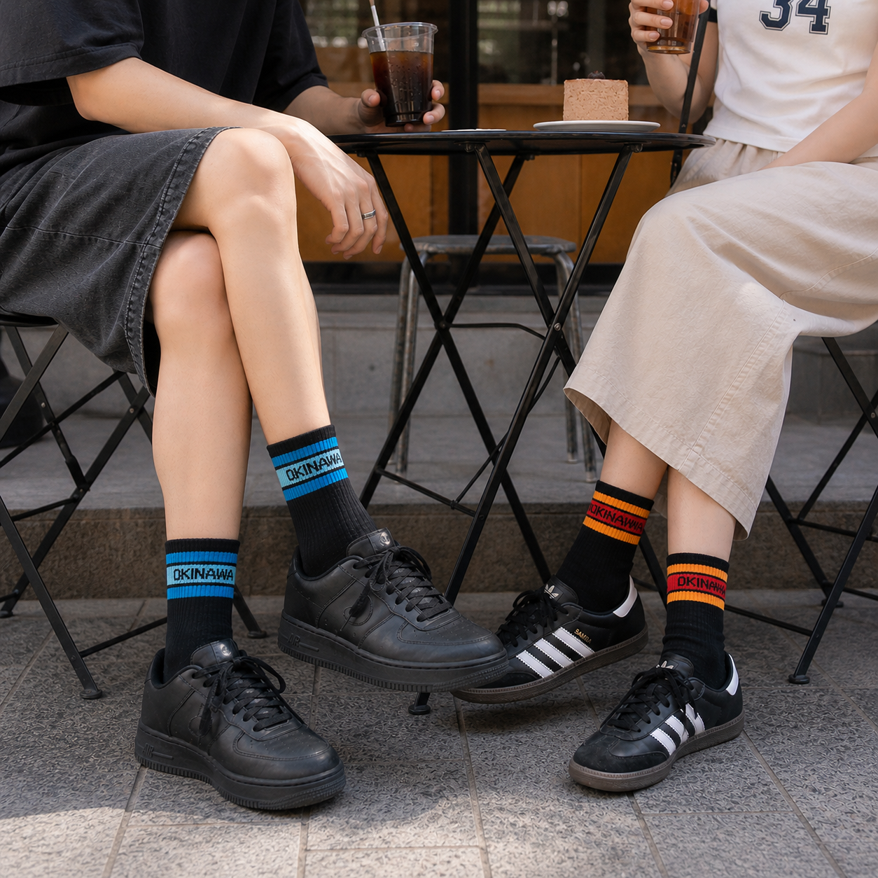 OKINAWA SOCKS (BLACK)