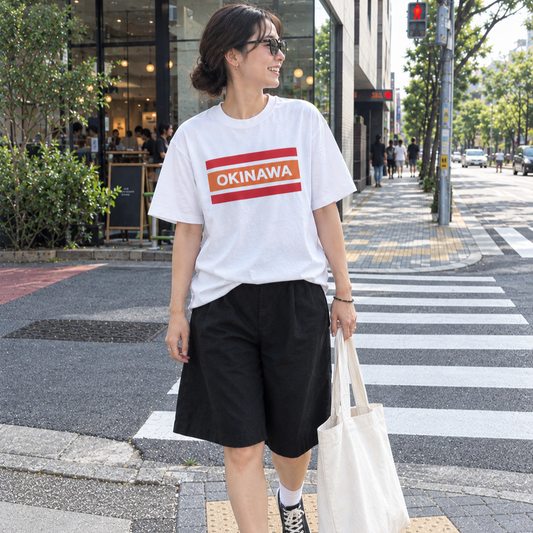 OKINAWA ラインTシャツ