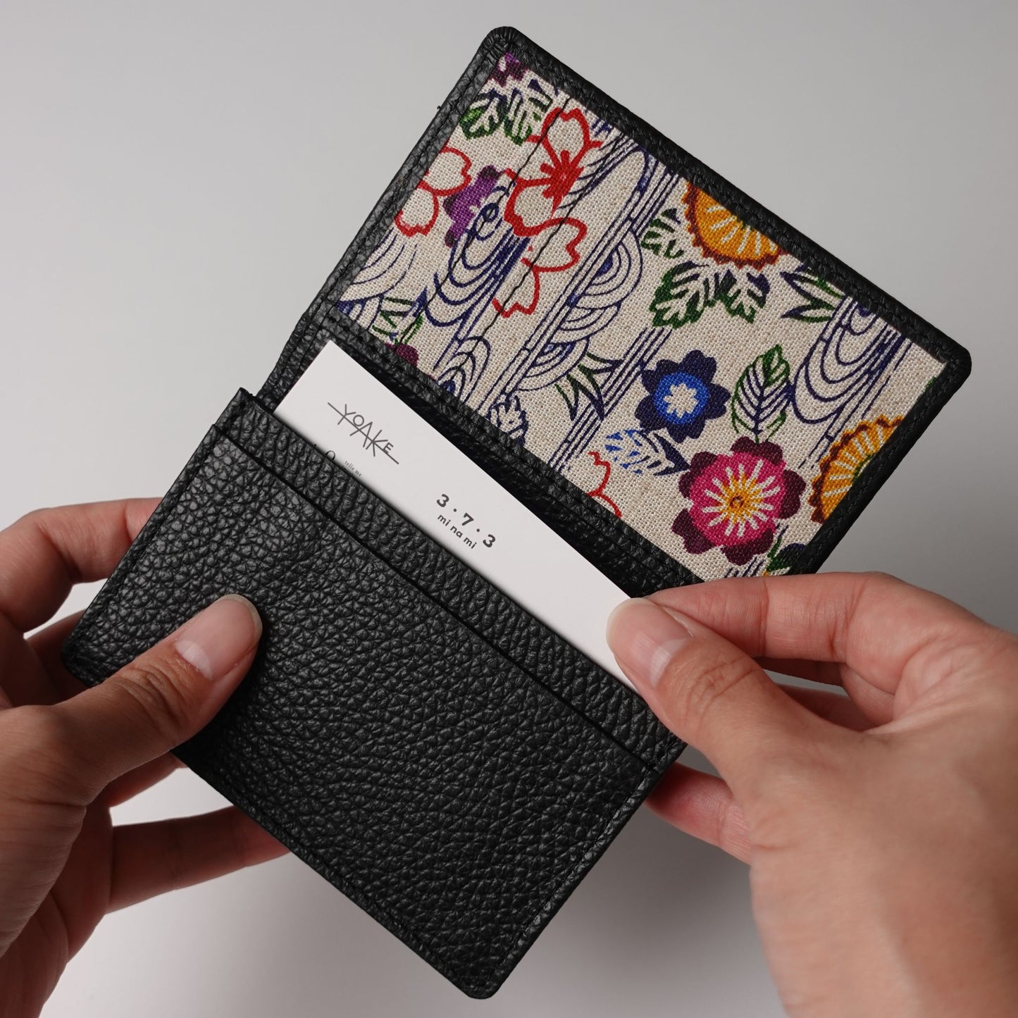 3・7・3 本革名刺入れ