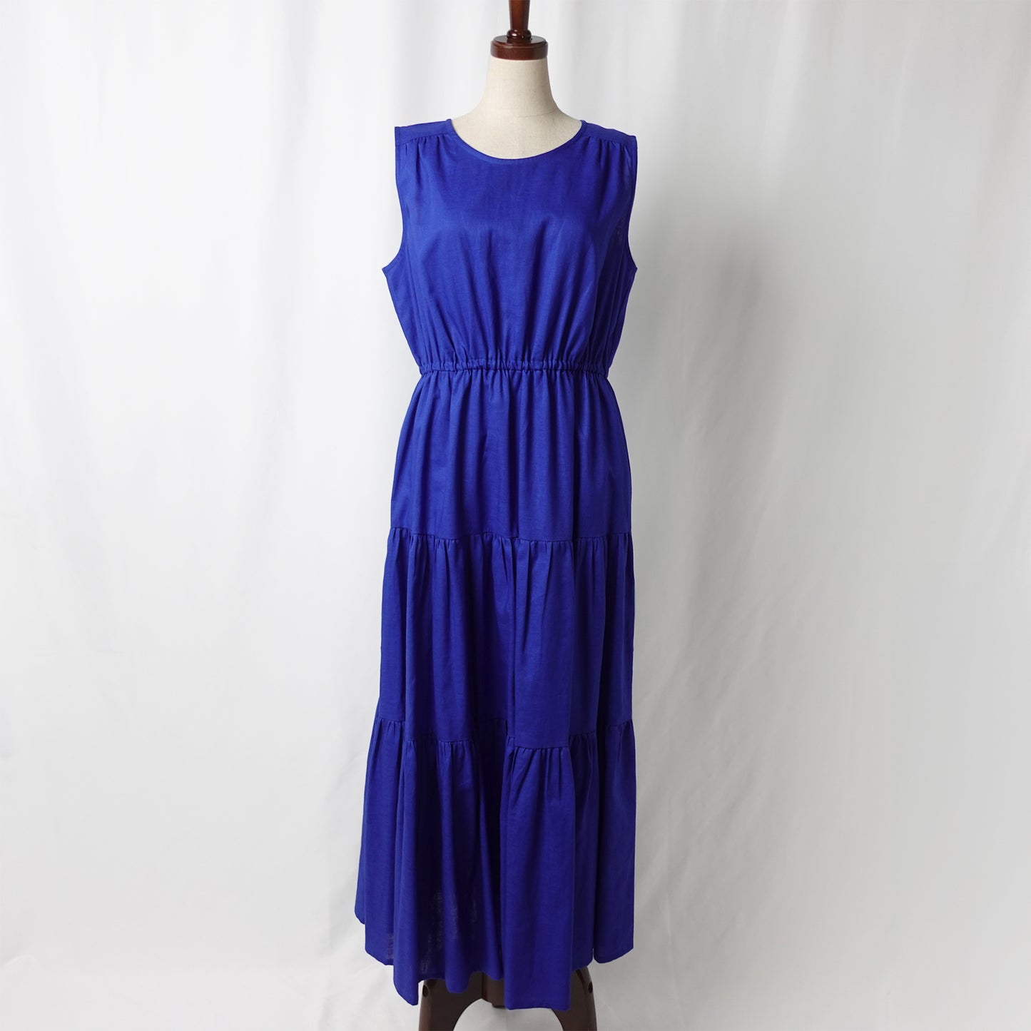 THIDA BREEZE クルーネックティアードワンピース