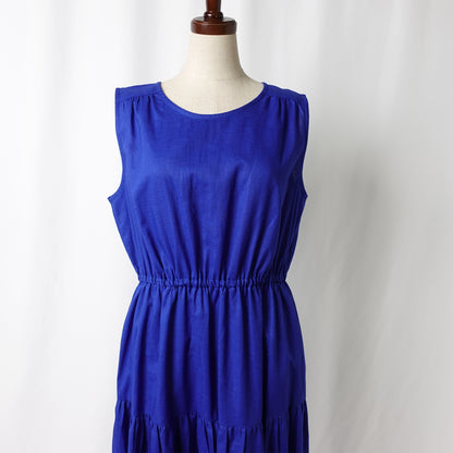 THIDA BREEZE クルーネックティアードワンピース