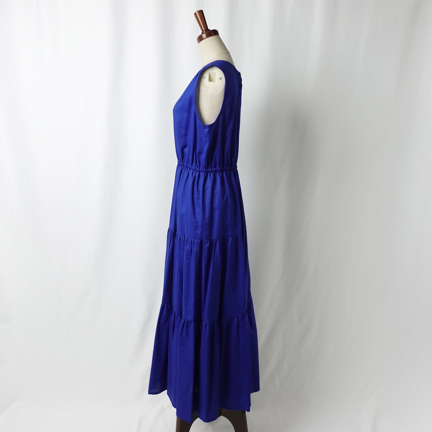 THIDA BREEZE クルーネックティアードワンピース