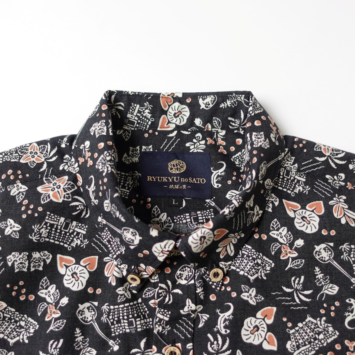 Men’s かりゆしウェア UCHINA-(ボタンダウン)