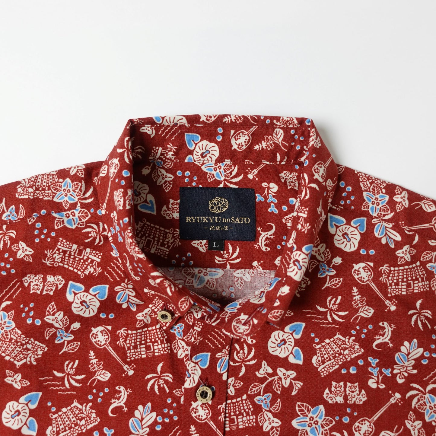 Men’s かりゆしウェア UCHINA-(ボタンダウン)