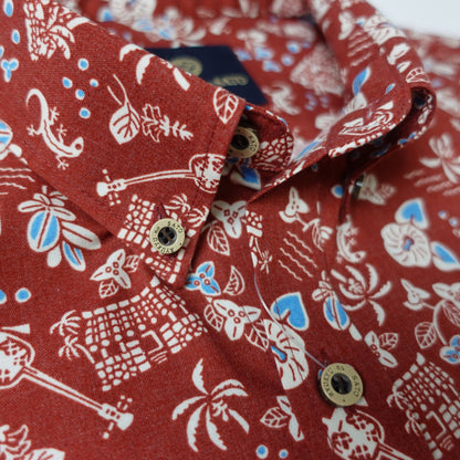 Men’s かりゆしウェア UCHINA-(ボタンダウン)