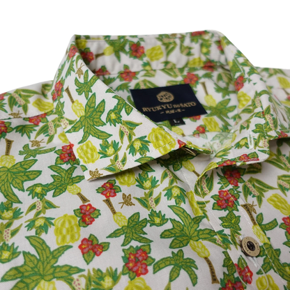 Men’s かりゆしウェア Jungle Okinawa (ワイドカラー）