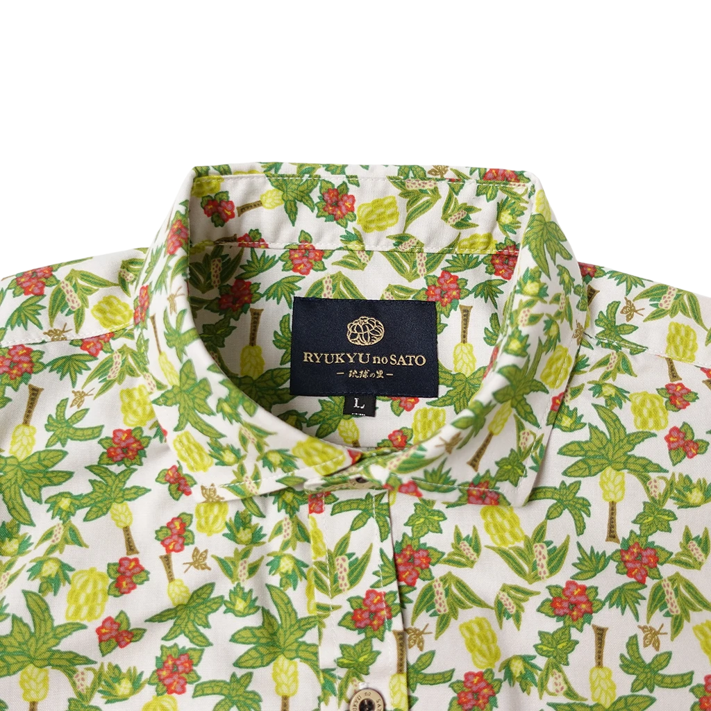 Men’s かりゆしウェア Jungle Okinawa (ワイドカラー）
