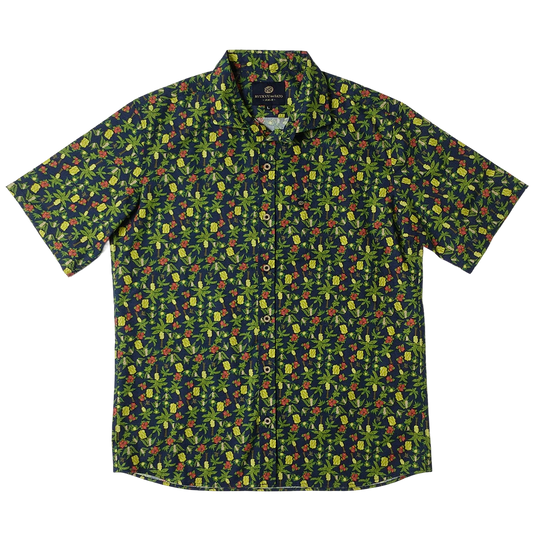 Men’s かりゆしウェア Jungle Okinawa (ワイドカラー）