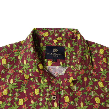 Men’s かりゆしウェア Jungle Okinawa (ワイドカラー）
