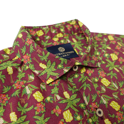 Men’s かりゆしウェア Jungle Okinawa (ワイドカラー）