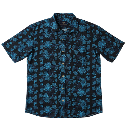 Men’s かりゆしウェア Watermark HAIBI(ワイドカラー）