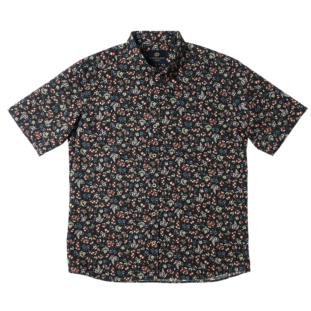Men’s かりゆしウェア 琉花(ボタンダウン)