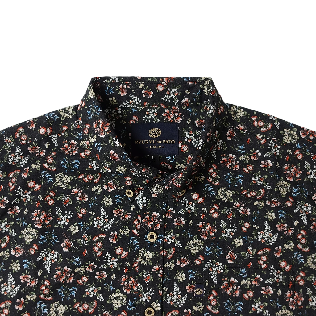 Men’s かりゆしウェア 琉花(ボタンダウン)