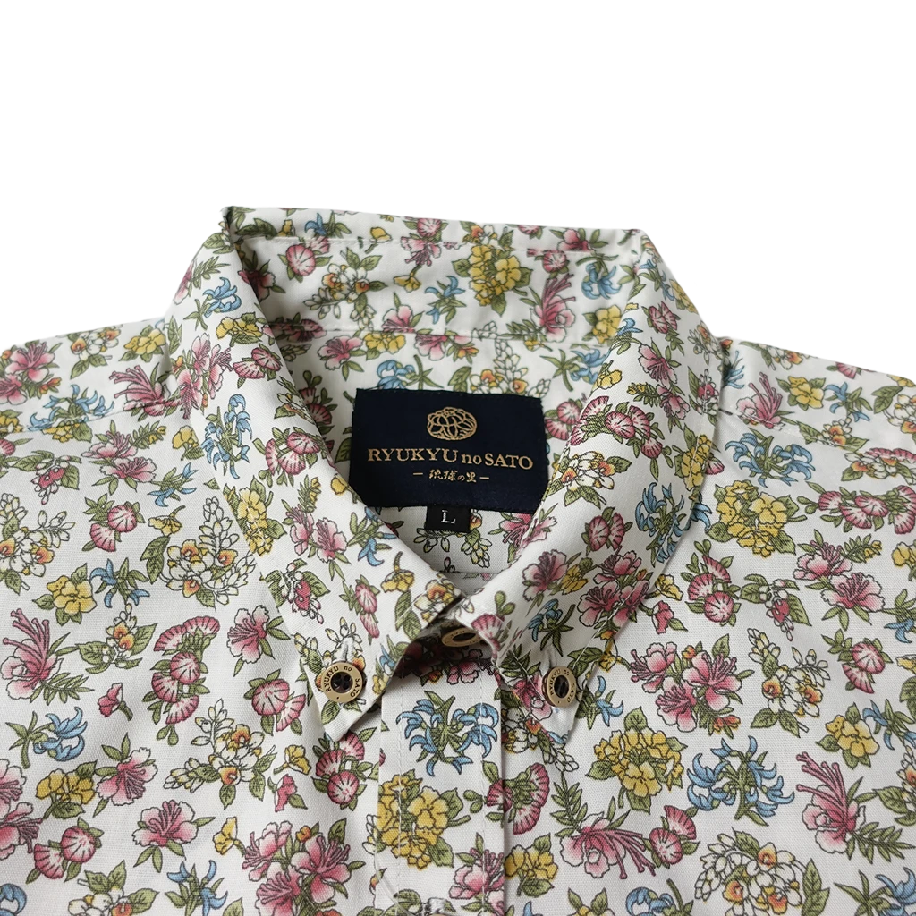 Men’s かりゆしウェア 琉花(ボタンダウン)