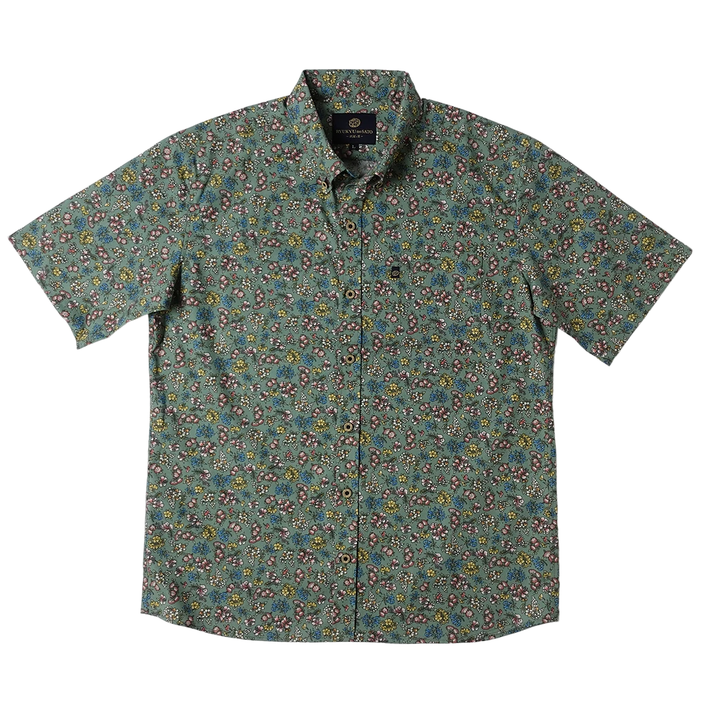Men’s かりゆしウェア 琉花(ボタンダウン)