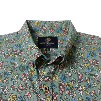 Men’s かりゆしウェア 琉花(ボタンダウン)