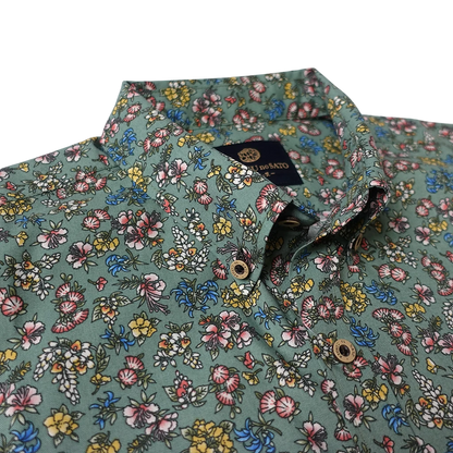 Men’s かりゆしウェア 琉花(ボタンダウン)