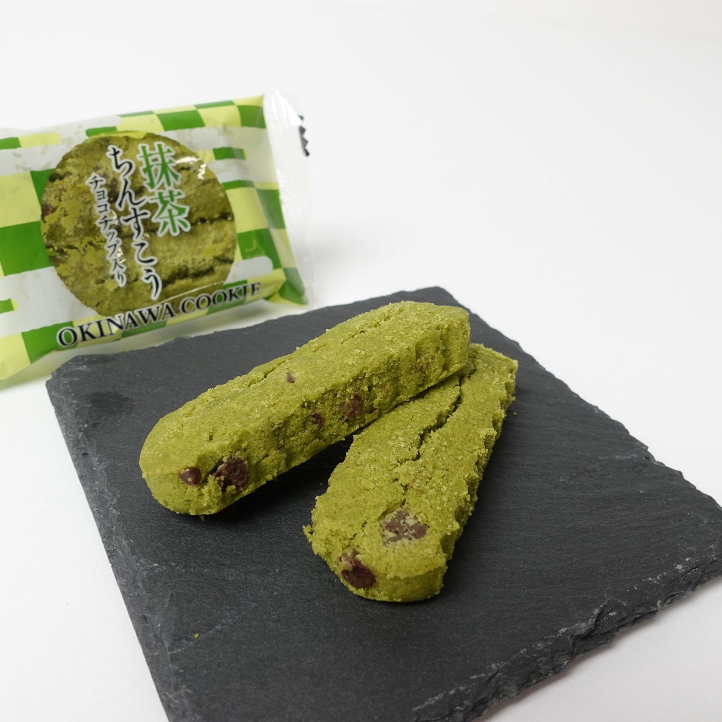 抹茶ちんすこう チョコチップ入り 6個入り(2×3袋）