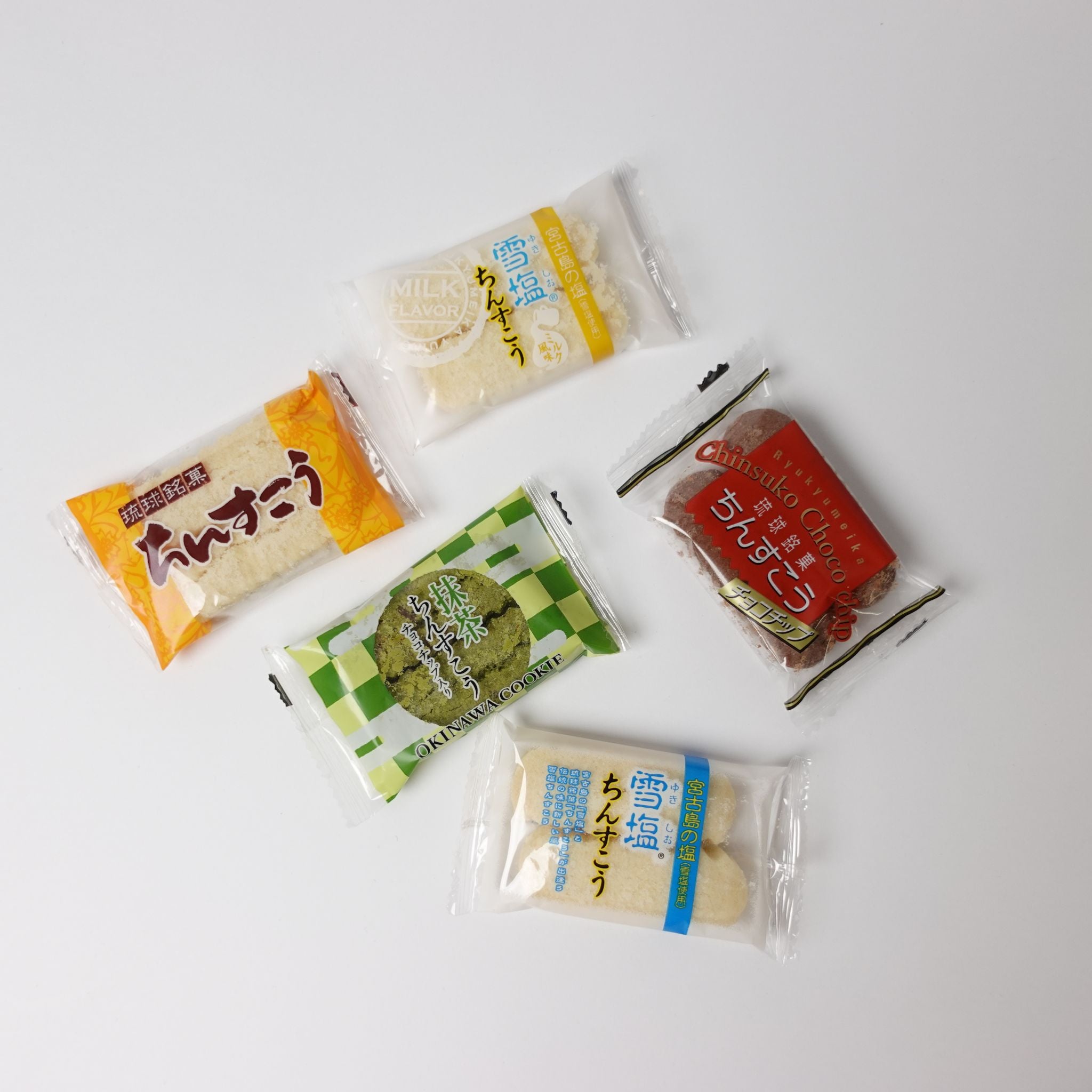 ちんすこう 5種詰め合わせ(小) 24個入り(2×12袋) – 沖縄商店オンライン