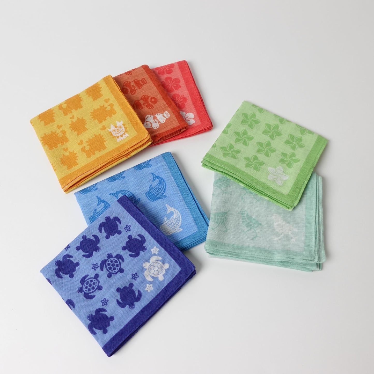 島の色ハンカチ