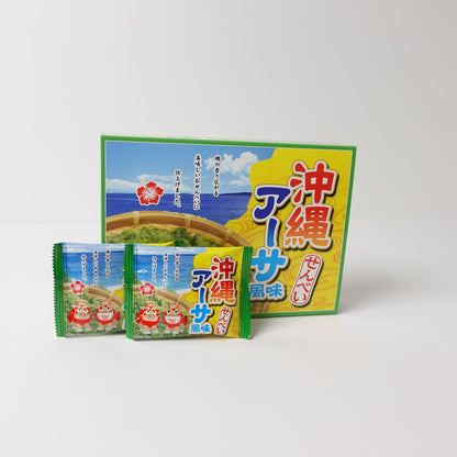 沖縄アーサ風味せんべい(大) 36枚入り(3枚×12袋)