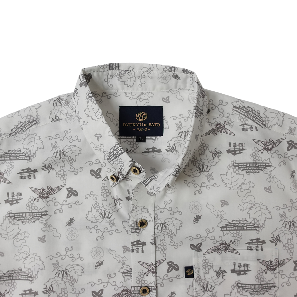 Men’s かりゆしウェア SHURIJO (ボタンダウン)