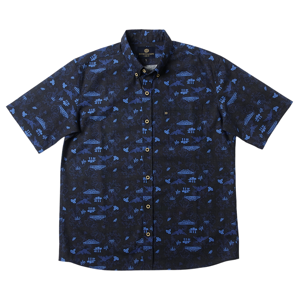 Men’s かりゆしウェア SHURIJO (ボタンダウン)