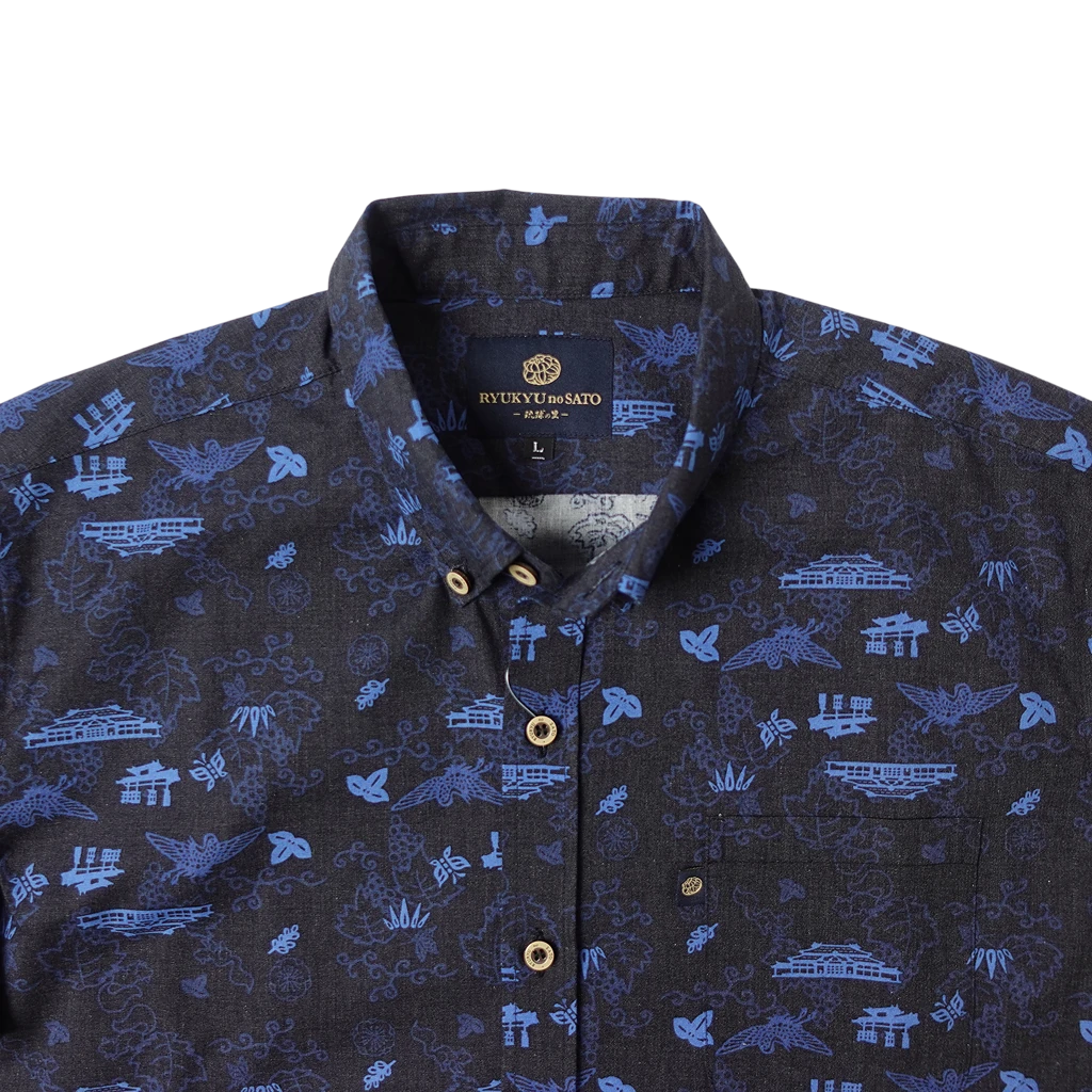 Men’s かりゆしウェア SHURIJO (ボタンダウン)