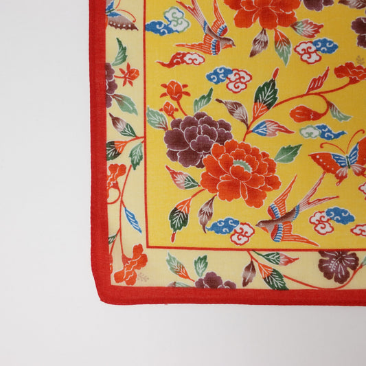 大判ハンカチ 沖縄 古紅型柄