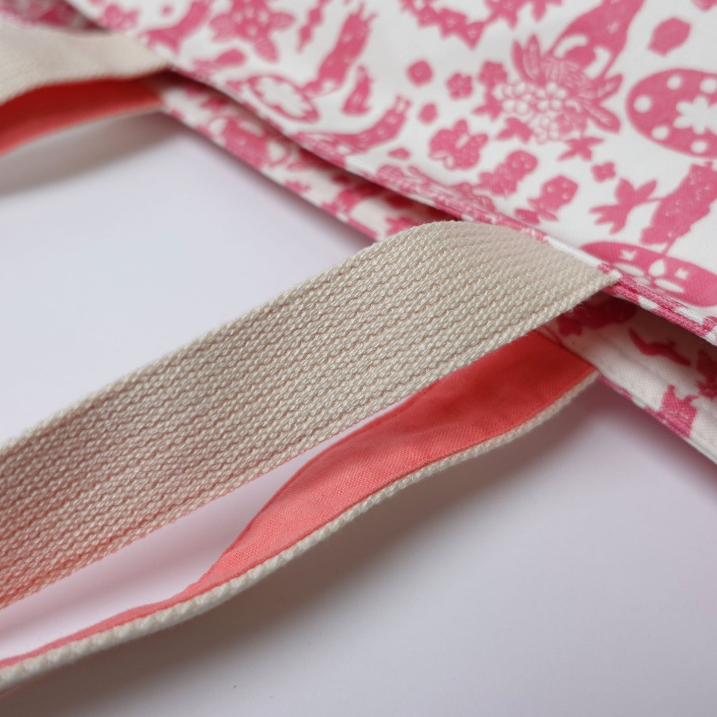 RYUKYU COLLAGE トートバッグ中(市場柄)