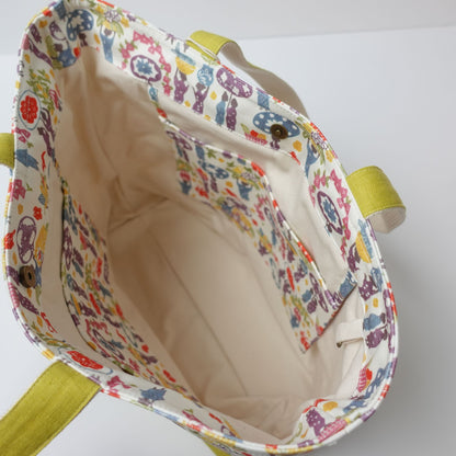 RYUKYU COLLAGE トートバッグ中(市場柄)