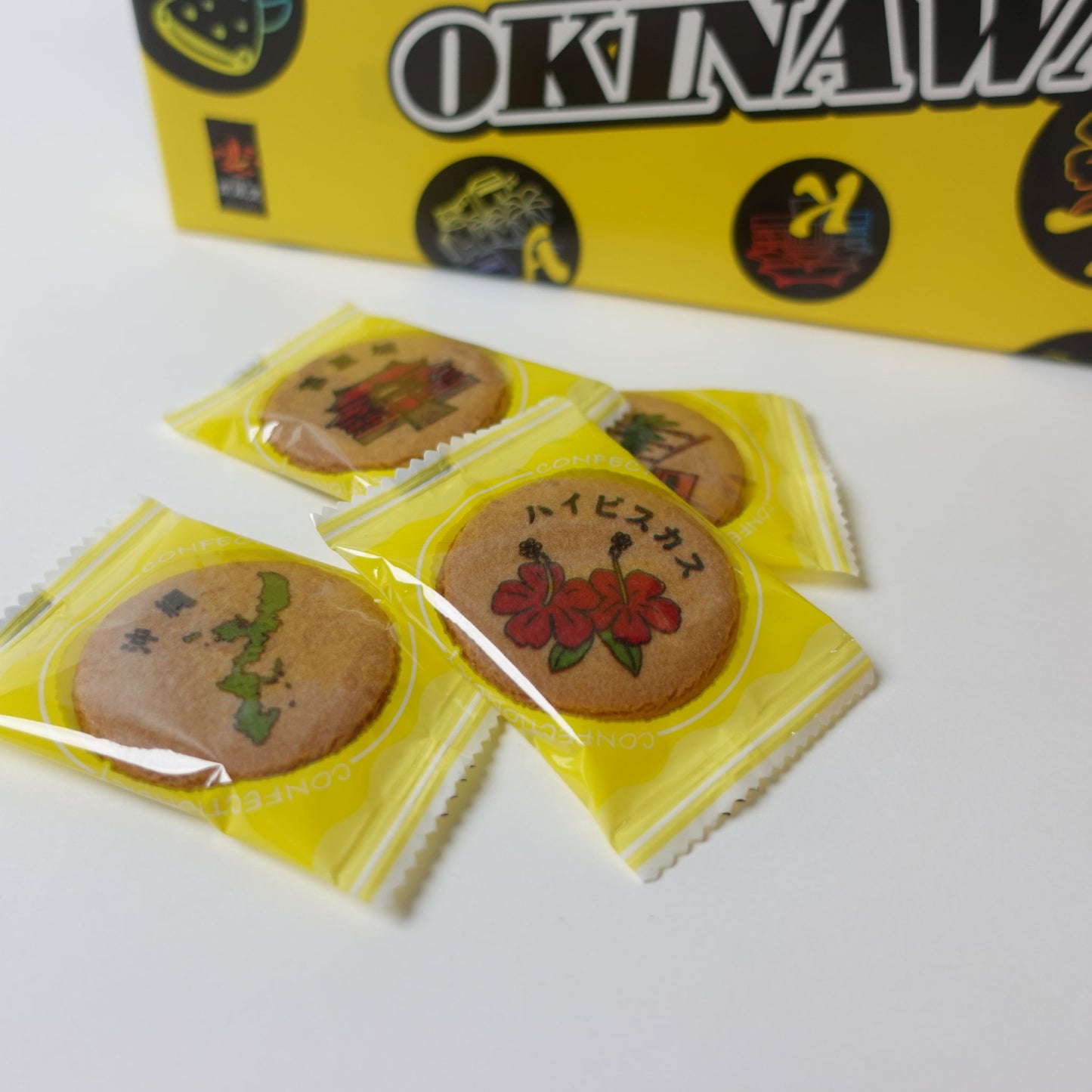 沖縄メモリーズプリントクッキー(小)18枚入り