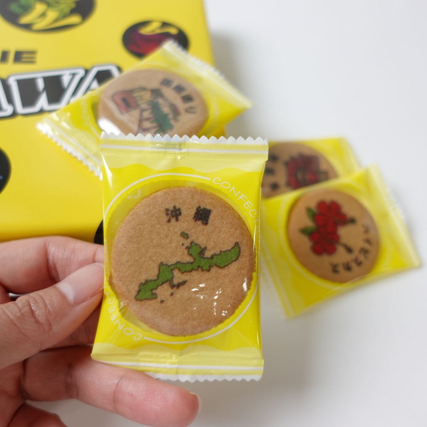 沖縄メモリーズプリントクッキー(小)18枚入り