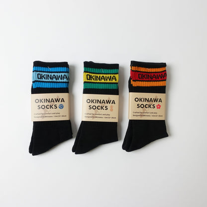 OKINAWA SOCKS (BLACK)