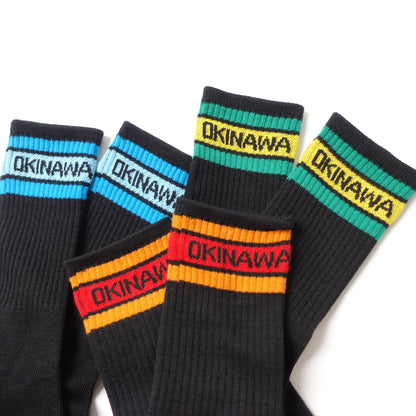 OKINAWA SOCKS (BLACK)