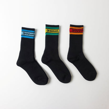 OKINAWA SOCKS (BLACK)