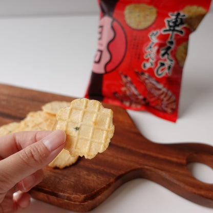 島 せんべい 車えび風味