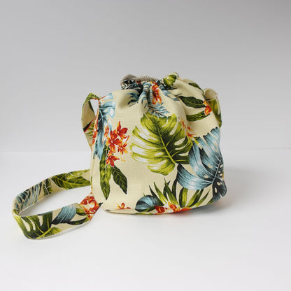 THIDA BREEZE 巾着ショルダーBag（Botanical）