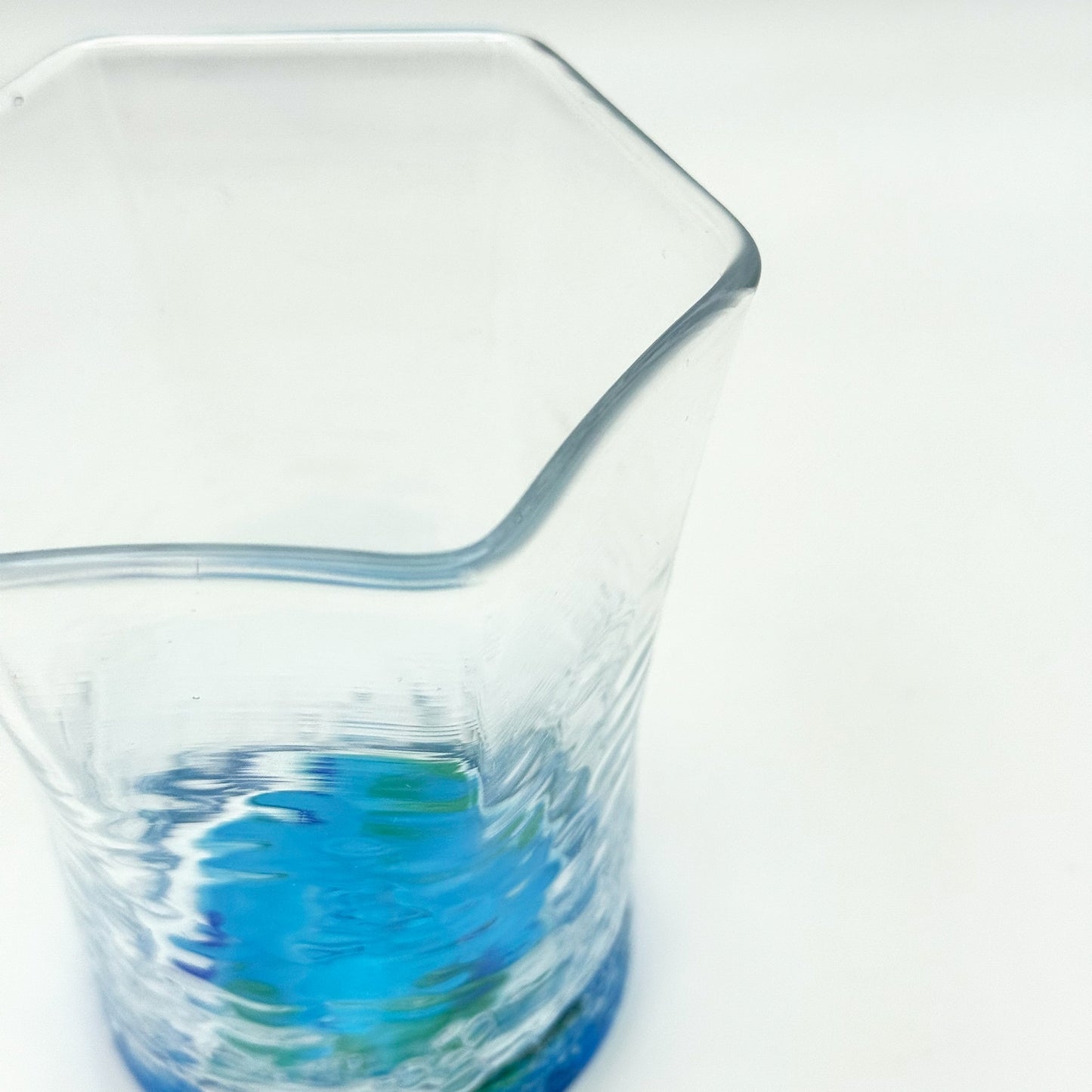 RYUKYU GLASS WORKS 海風 オキナワオーシャン 六角グラス