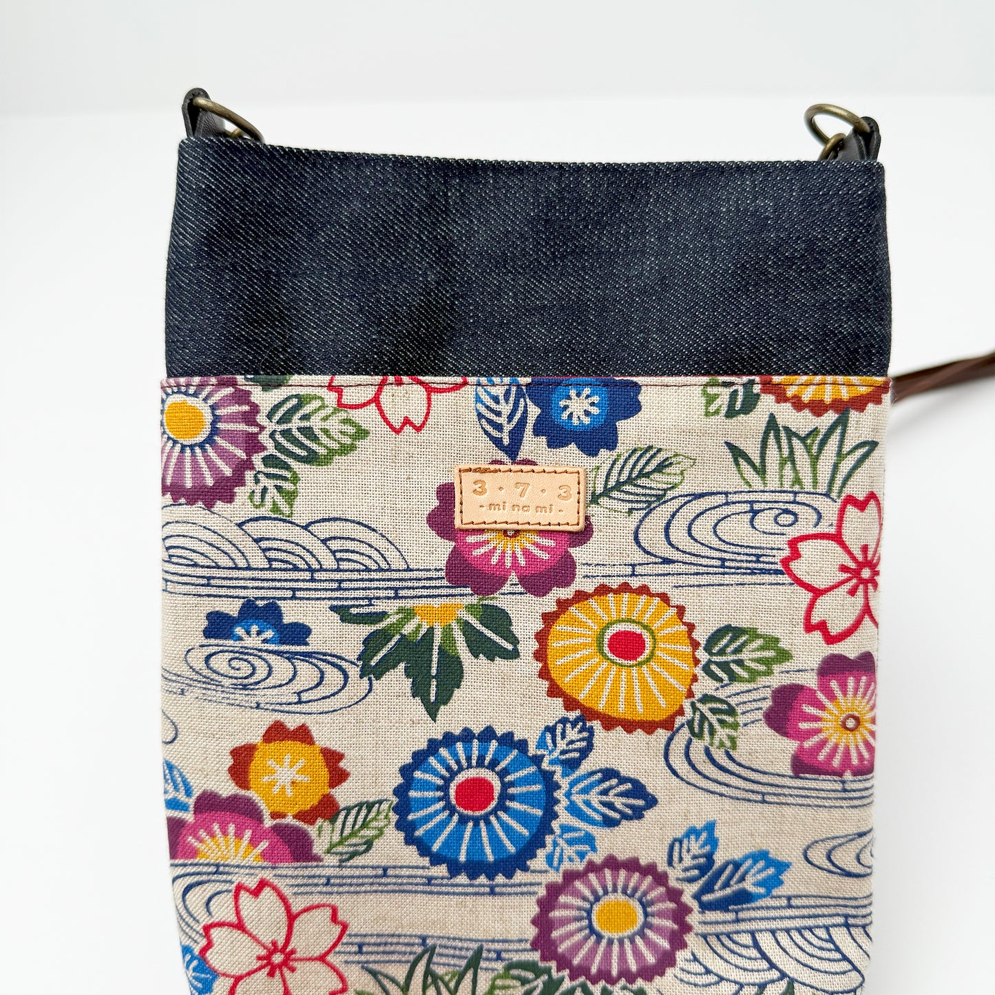 ３・７・３デニムサコッシュバッグ