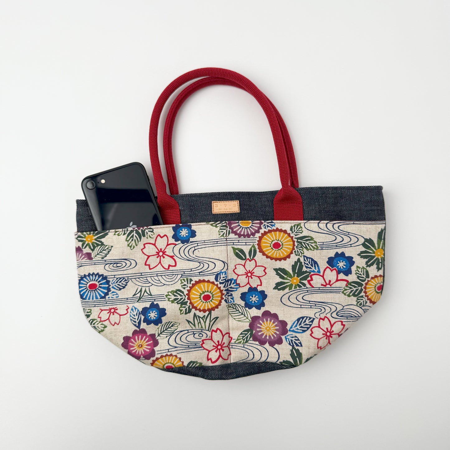 ３・７・３デニムマルシェバッグ(小）