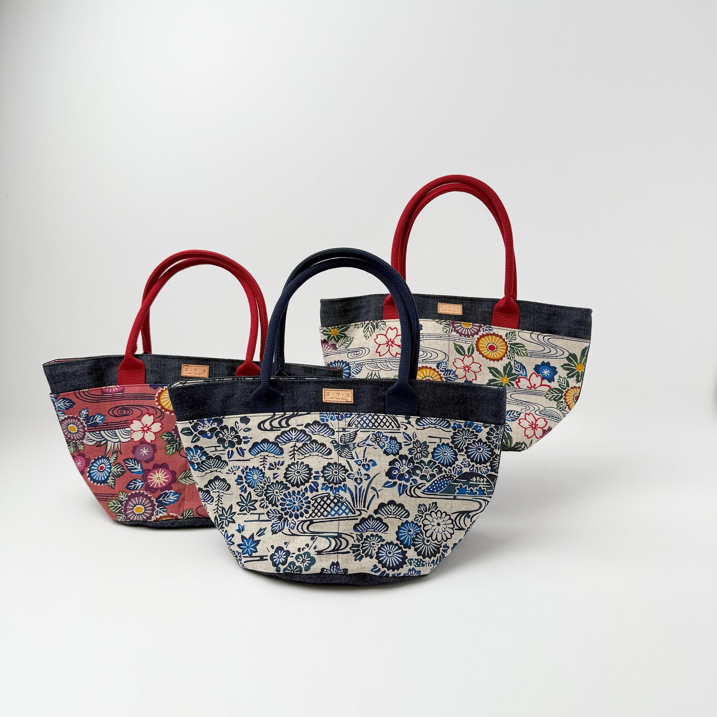 ３・７・３デニムマルシェバッグ(小）