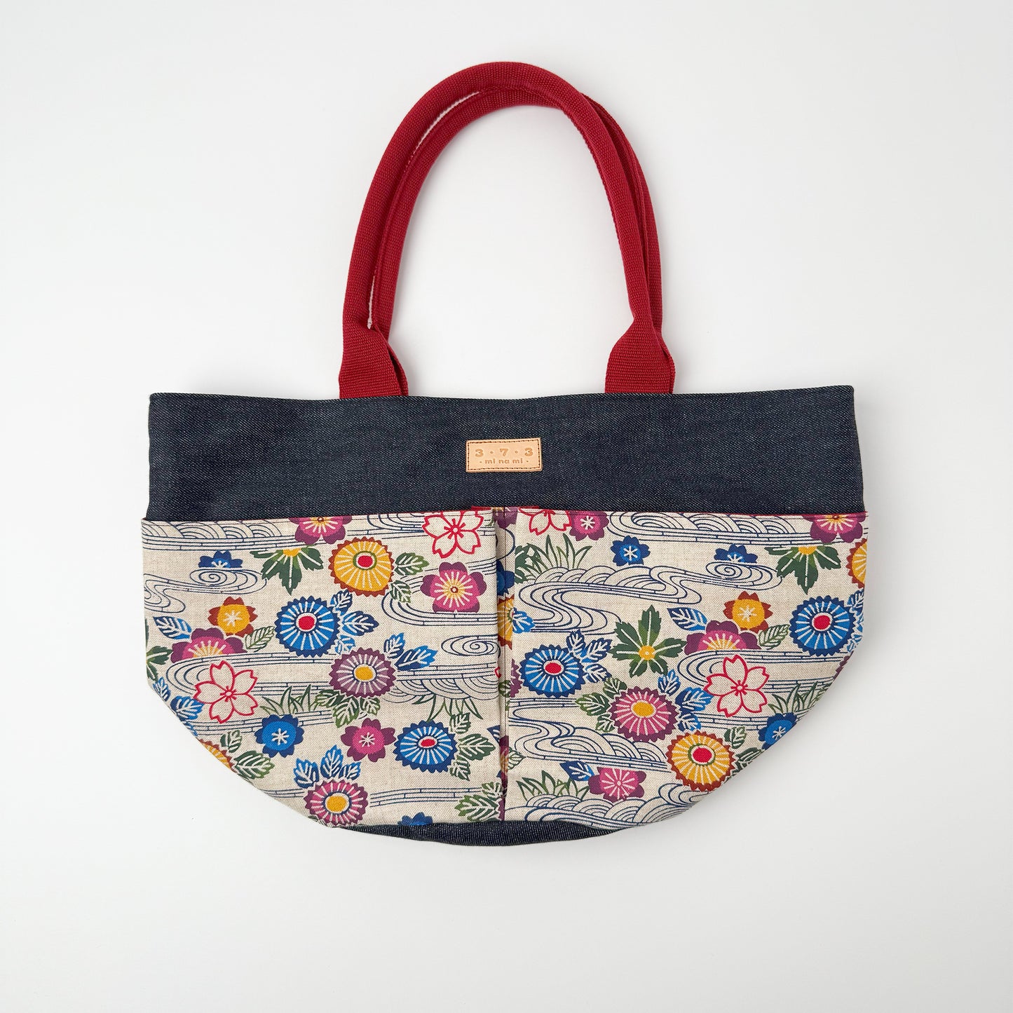 ３・７・３デニムマルシェバッグ(大)